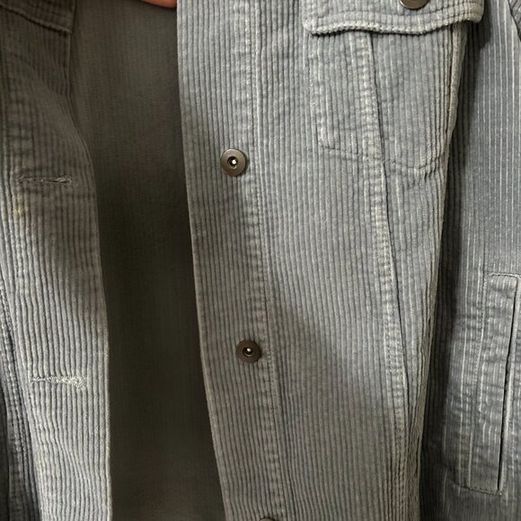 Zara Corduroy Blue Jacket (size M) - Picture 2 of 5